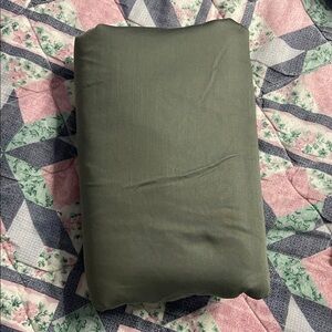 MIRACLE MADE Olive Green LUXE Soft Cotton KING Size Flat Sheet *ONLY